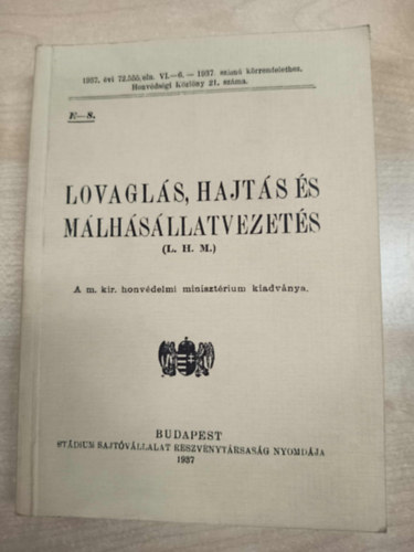 Szerk:Borbr Zska - Lovagls, hajts s mlhsllatvezets