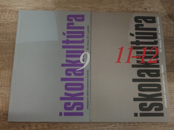 2 szám az Iskolakultúra című periodikából: 9., 11-12.