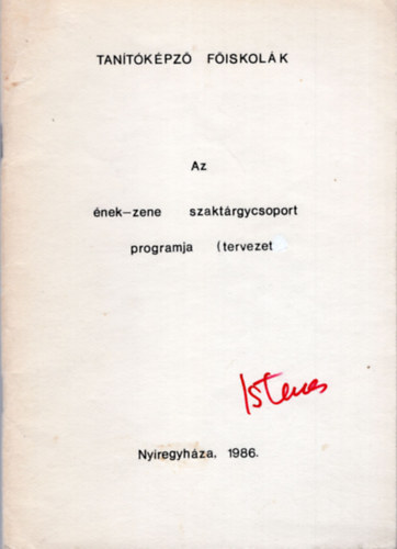 Tarcai Zoltán (szerk.) - Az ének-zene szaktárgycsoport programja
