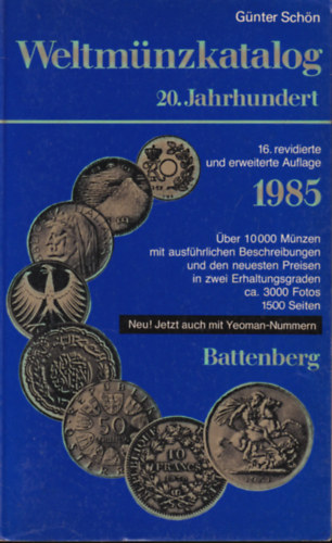 Gnter Schn - Weltmnzkatalog 20. Jahrhundert 1985 I.-II.