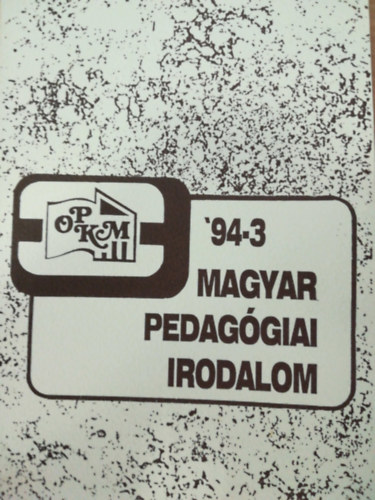 Magyar pedag�giai irodalom 94-3