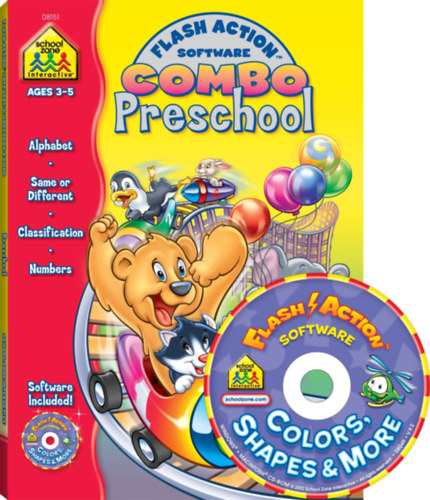 Foglalkoztat knyv-Flash Action Software Combo Preschool