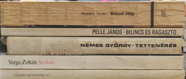 Pelle János, Nemes György, Varga Zoltán Benedek István - Kortárs magyar könyvcsomag
