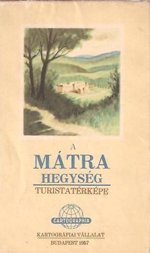A Mátra hegység turistatérképe