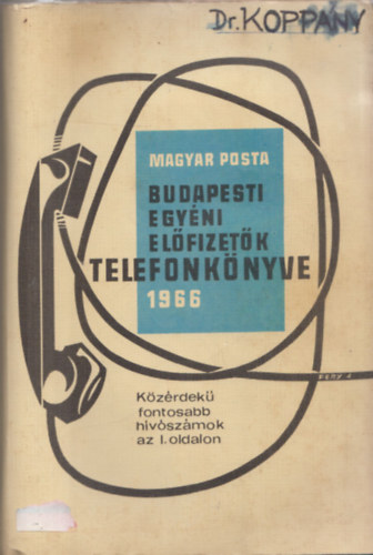 Budapesti egyni elfizetk telefonknyve 1966