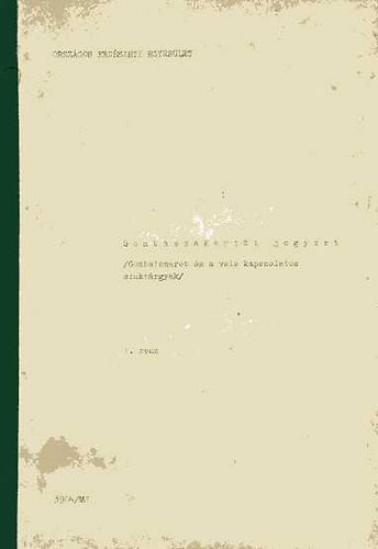 Orszgos Erdszeti Egyeslet - Gombaszakrti jegyzet I-IV.