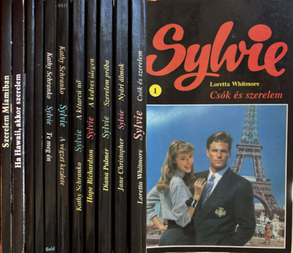 11 db romantikus könyv (Sylvie, Jenny, Jennifer)