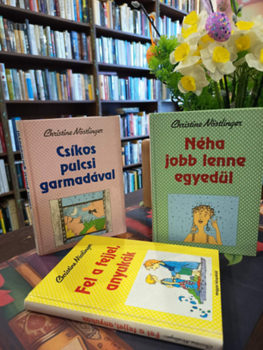 Christine Nöstlinger - Christine Nöstlinger 3 darabos könyvcsomag: Néha jobb lenne egyedül, Fel a fejjel anyukák, Csíkos pulcsi garmadával