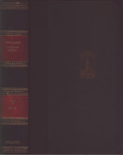 K�zgazdas�gi enciklop�dia IV. (N�das-Zs�r�forgalom)