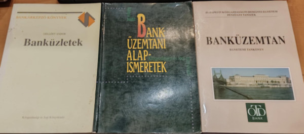 Gellrt Andor, Knya Judit Sulyok-Pap Mrta - 3 db Bankzemtan (Egyetemi tanknyv) + Bankzletek + Bankzemtani alapismeretek