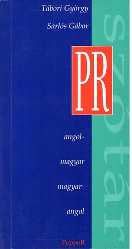 Tbori Gyrgy; Sarls Gbor - Angol-magyar magyar-angol PR sztr