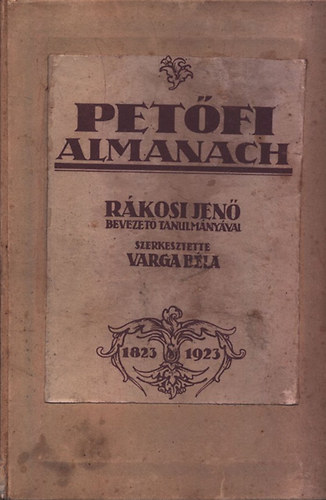 Varga Bla szerk. - Petfi-almanach