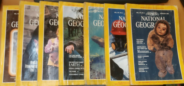 National Geographic Society - 7 db National Geographic 1985 (Lapszámok a terméklapon)
