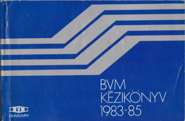 BVM k�zik�nyv 1983-85