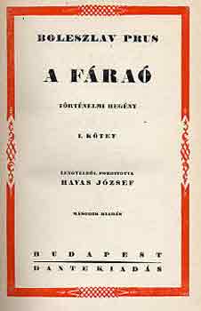Boleszlav Prus - A f�ra� I-III.