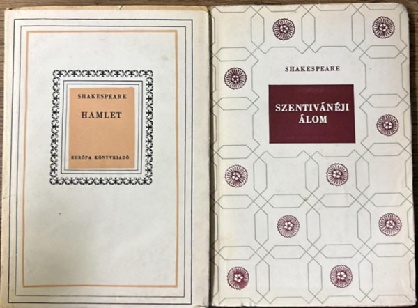 Shakespeare - 2 darab Shakespeare kötet: Hamlett - Szentivánéji álom