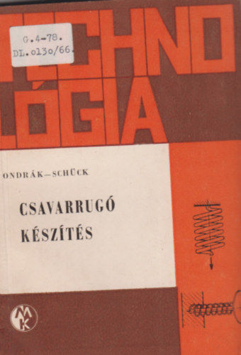 Ondr�k-Sch�ck - Csavarrug� k�sz�t�s