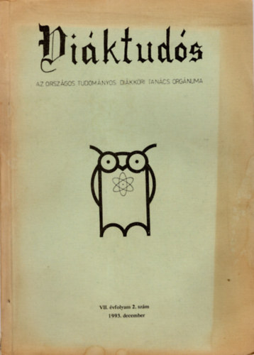 Csikesz Erzsbet - Diktuds - Az Orszgos Tudomnyos Dikkri Tancs orgnuma VII. vfolyam 2. szm 1993. december