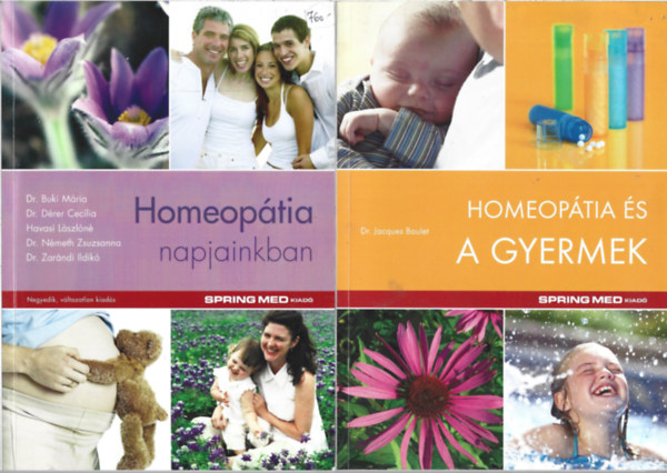 2 db knyv, Nmeth Buki Zarndi Drer Havasi: Homeoptia napjainkban, Jacques Dr. Boulet: Homeoptia s a gyermek