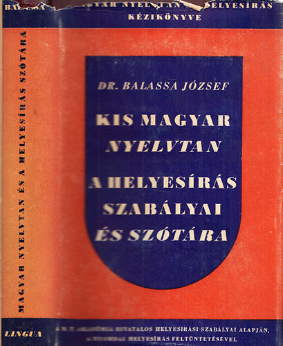 Balassa Jzsef dr.  (szerk.) - Kis magyar nyelvtan s helyesrs kziknyve