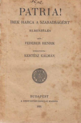 Federer Henrik - Patria!