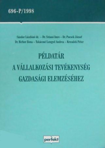 P�ldat�r a v�llalkoz�si tev�kenys�g gazdas�gi elemz�s�hez