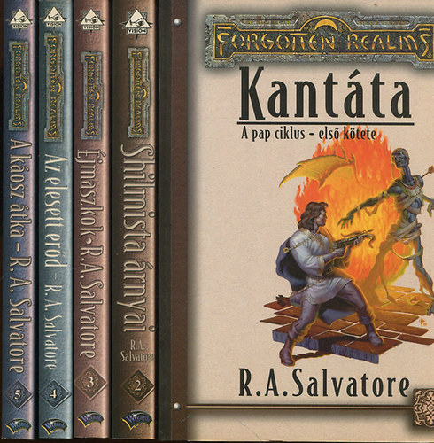 R. A. Salvatore - A pap ciklus I-V. (Kantta, Shilmista rnyai, jmaszkok, Az elesett erd, A kosz tka) - Forgotten Realms