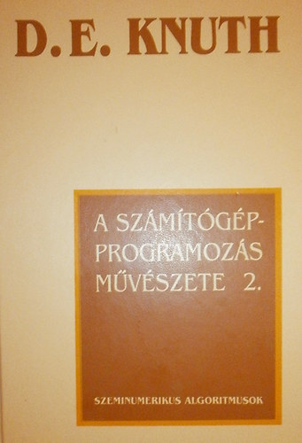 D. E. Knuth - A sz�m�t�g�pprogramoz�s m�v�szete 2.