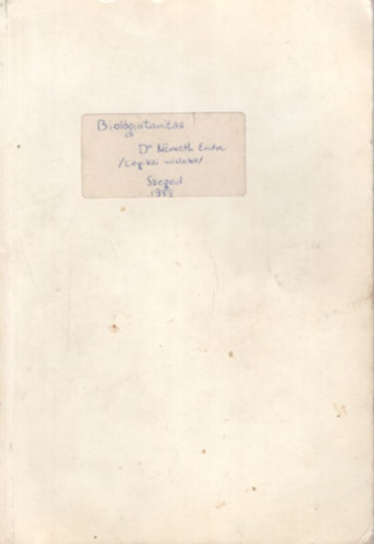 Dr. N�meth Endre - Biol�giatan�t�s ( Logikai v�zlatok )