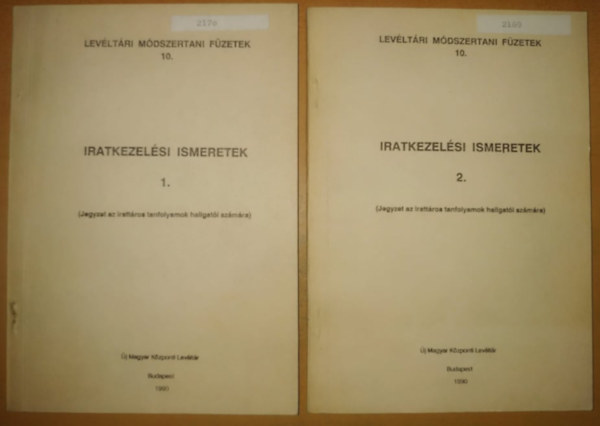 Dka Klra Mller Veronika - Iratkezelsi ismeretek 1.-2. (Jegyzet az irattros tanfolyamok hallgati szmra)