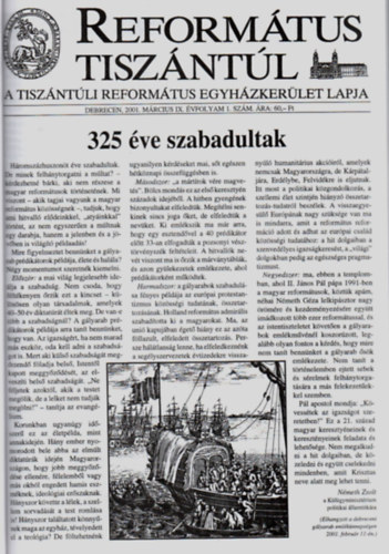 Ifj. Dr. Fekete K�roly - Reform�tus Tisz�nt�l 2001. �vfolyam (teljes)