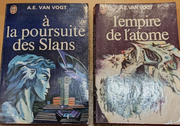 A. E. van Vogt - 2 db A. E. Van Vogt: á la poursuite des Slans + L'empire de l'atome
