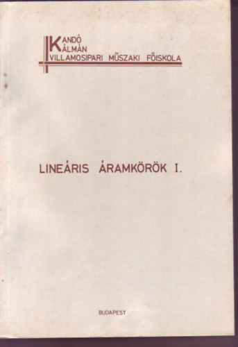 Dr. Sndor Pln - Lineris ramkrk I.