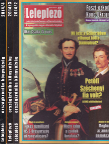 T�ke P�ter  (f�szerk.) - 3 db. Leleplez� k�nyv�js�g (2014/ II-III-IV.)