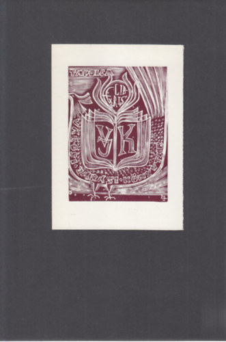 Ex Libris Vrosi s Jrsi Knyvtr, Tapolca (eredeti nyomat)