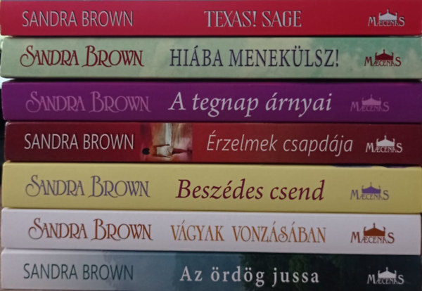 Sandra Brown - Texas! Sage + Hiba meneklsz + A tegnap rnyai + rzelmek csapdja + Beszdes csend + Vgyak vonzsban + Az rdg jussa