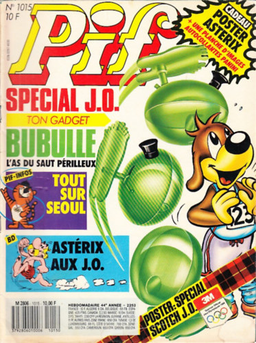 Pif No 1015 (francia nyelv sznes kpregny magazin)