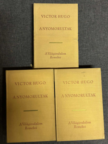 Victor Hugo - A nyomorultak I-III.