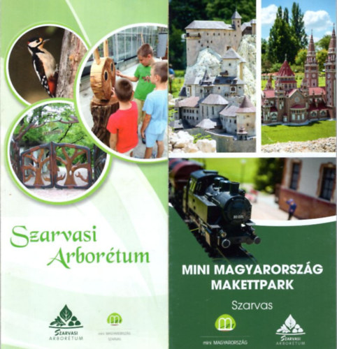 7 db szarvasi turisztikai fzet: 2 db Szarvasi Arbortum + 2 db Mini Magyarorszg Makettpark + Sterbetz Istvn Tzokvdelmi Ltogatkzpont + Krsvlgyi Ltogatkzpont s llatpark + Informcis kiadvny Szarvas