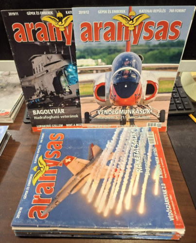 Tőrös István (Főszerk.) - Aranysas magazin 2019/1-12. (teljes évfolyam, lapszámonként, 12db)