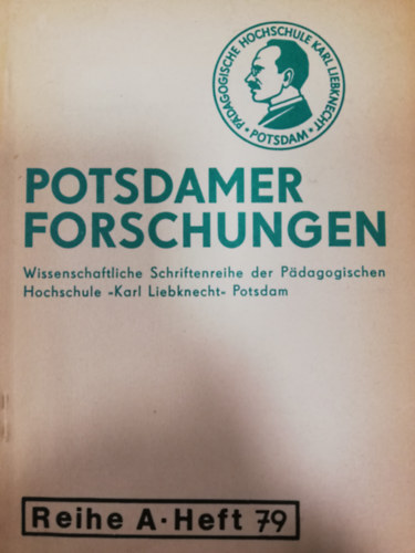 Potsdamer Forschungen Reihe A Hefft 79.