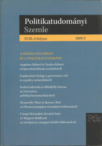 Politikatudom�nyi Szemle 2009/2
