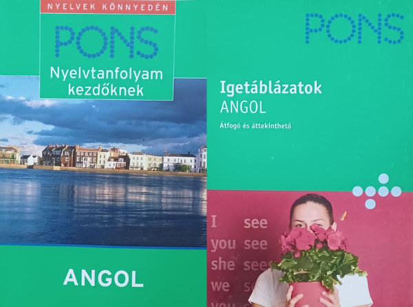 Samantha Scott, Kate Tranter - 2 db angol nyelvknyv: PONS - Nyelvtanfolyam kezdknek - Angol (knyv + 3CD) + PONS - Igetblzatok - Angol - tfog s ttekinthet