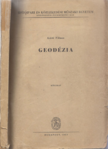 Krti Vilmos - Geodzia (javtott utnnyoms)