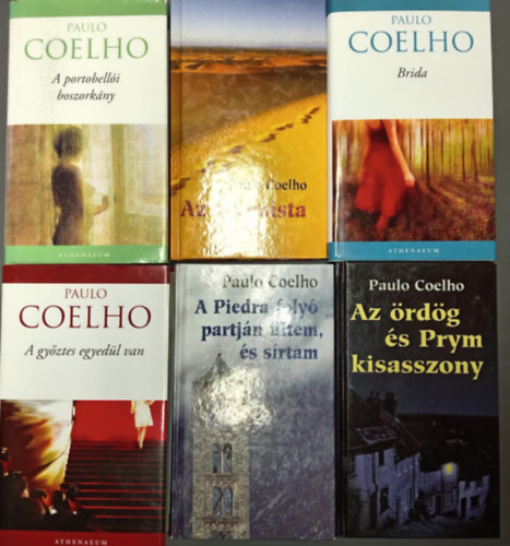Paulo Coelho - (6db) PAulo Coelho k�nyvcsomag: A portobell�i boszork�ny / Az alkimista / Brida / A gy�ztes egyed�l van / A Piedra foly� partj�n �ltem �s s�rtam / Az �rd�g �s Prym kisasszony