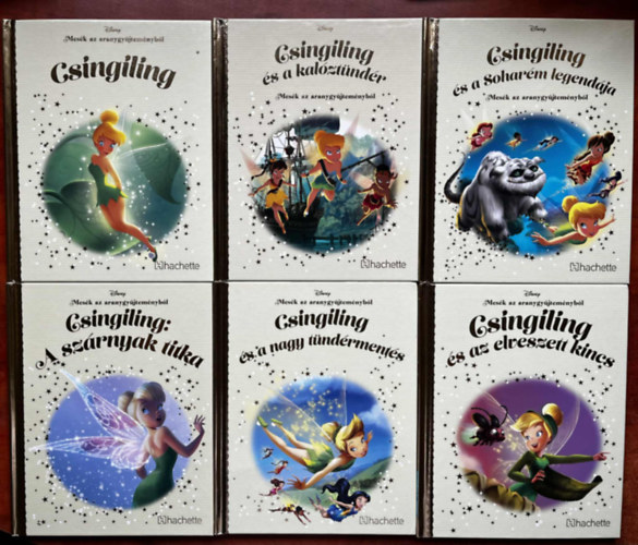 Walt Disney - 6db Csingiling Mesk az aranygyjtemnybl:Csingiling,A szrnyak titka,s az elveszett kincs,s a nagy tndrments,