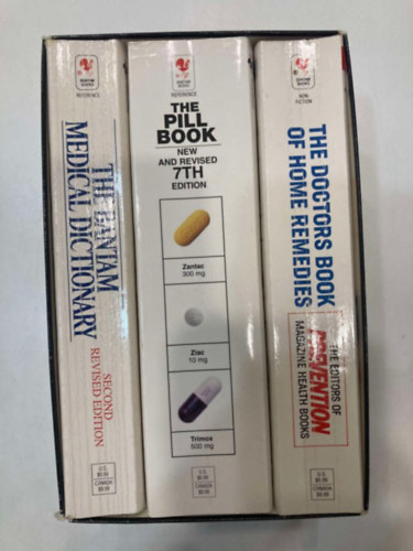 Boxed Set the Bantam Medical Reference Library (The Pill Book/ The Doctors Book of Home Remedies/ Dictionary)