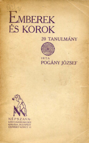 Pogny Jzsef - Emberek s korok (20 tanulmny)