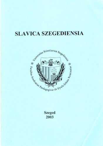 Maruzsn Seb Katalin Gyrke Zoltn - Slavica Szegediensia