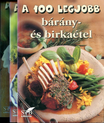 3 db " A 100 legjobb...." k�tet: Tejf�l�kb�l - Dar�lt h�sb�l - B�r�ny- �s birka�tel